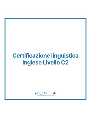 Certificazione linguistica inglese Livello C2