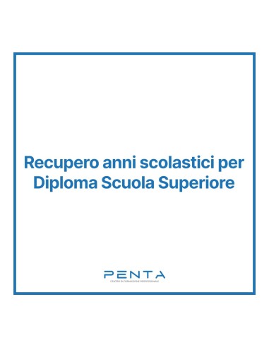 Recupero Anni Scolastici per Diploma Scuola Superiore