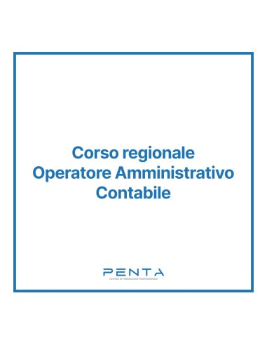 Corso regionale operatore amministrativo contabile